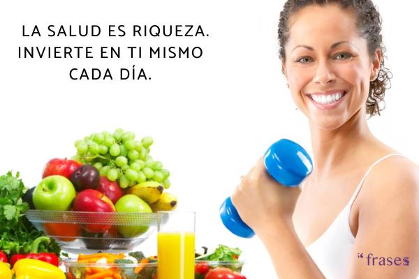 Frases de salud y bienestar