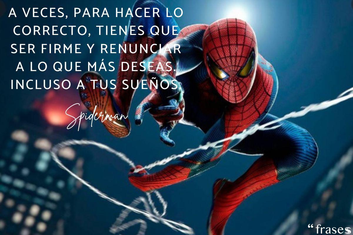 Frases de Spiderman