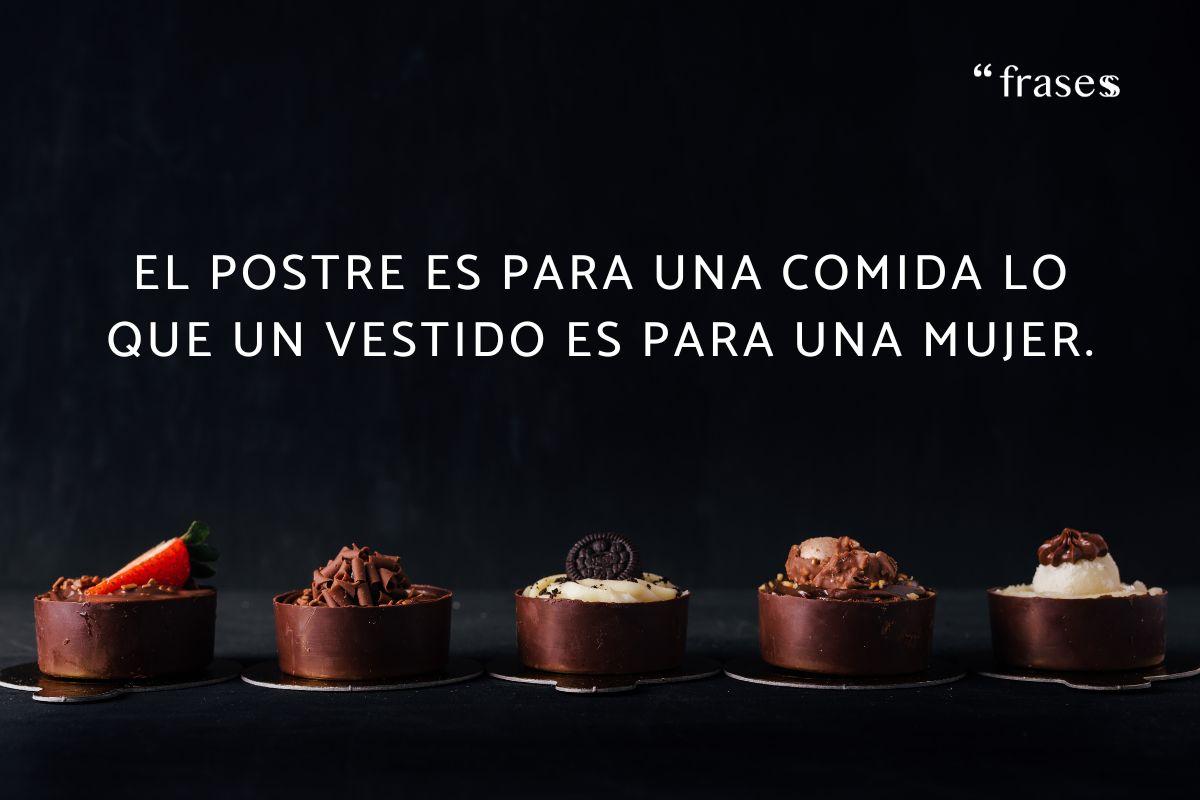 Frases de postres