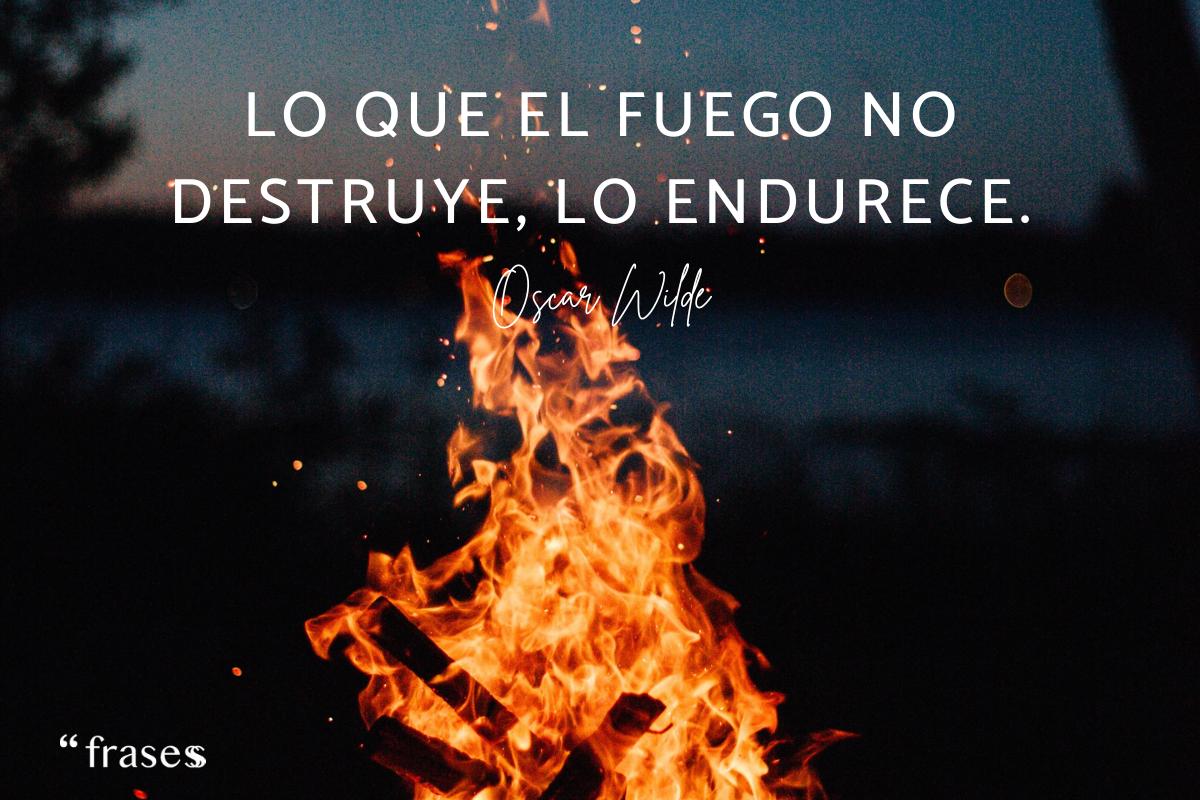 Frases sobre el fuego