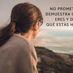 Frases sobre demostrar con hechos