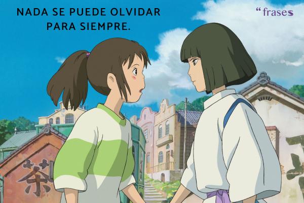 Frases de "El viaje de Chihiro"