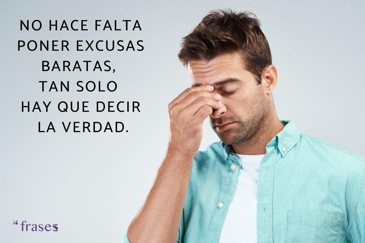 Frases de no hay excusas