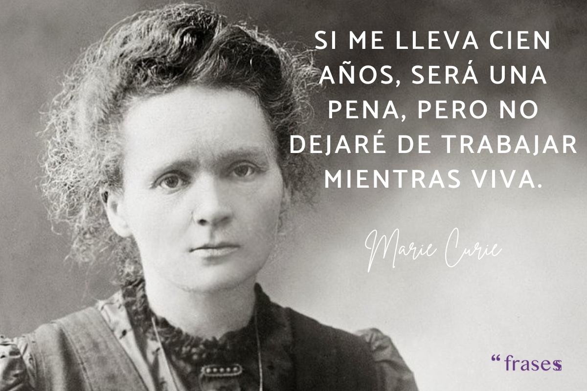 Frases célebres de Marie Curie