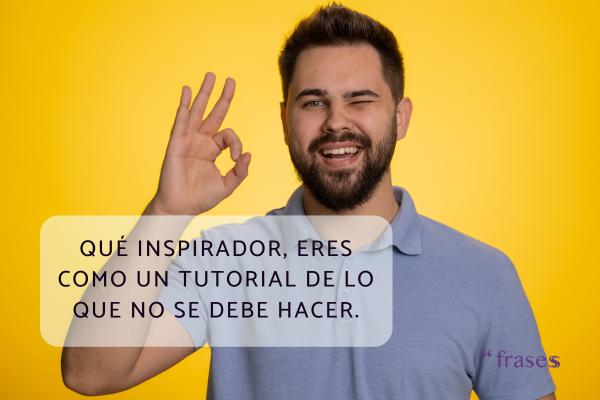 Frases sarcásticas inteligentes