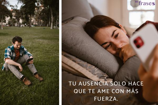Frases de amor a distancia para WhatsApp
