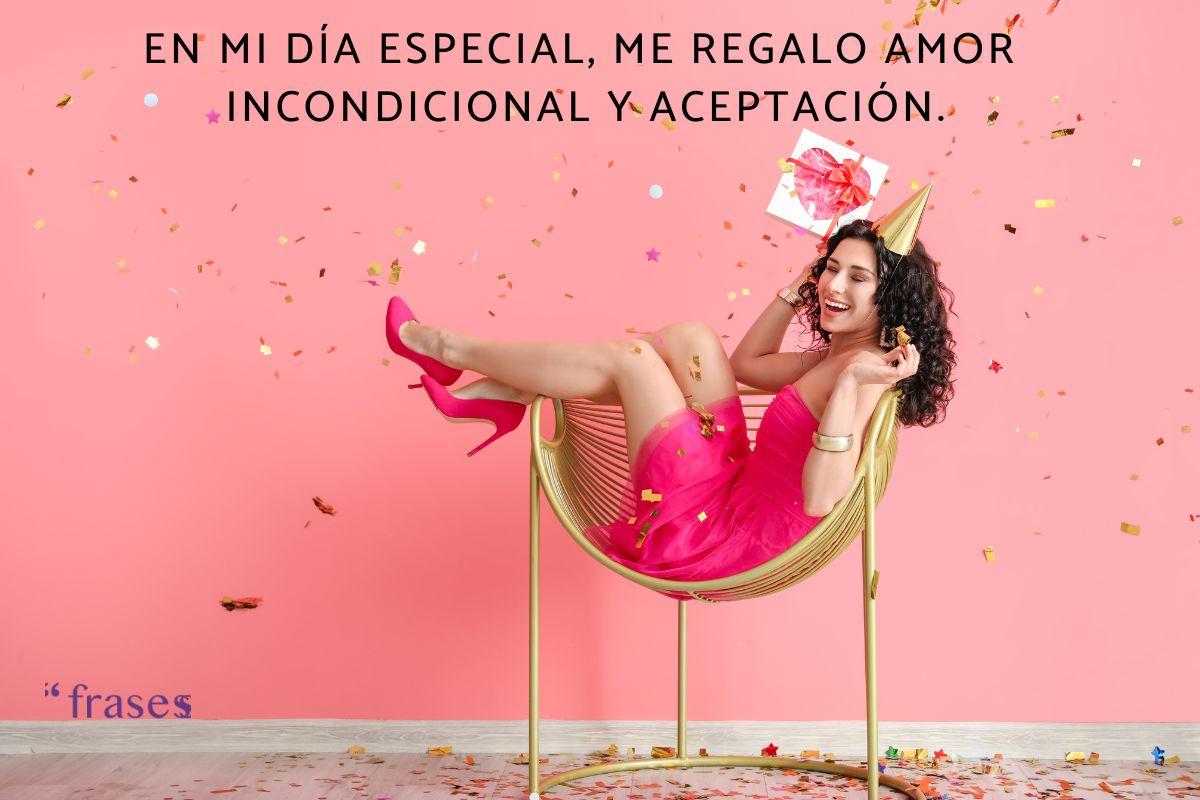 Frases de cumpleaños para mí misma