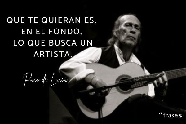 Frases de Paco de Lucía