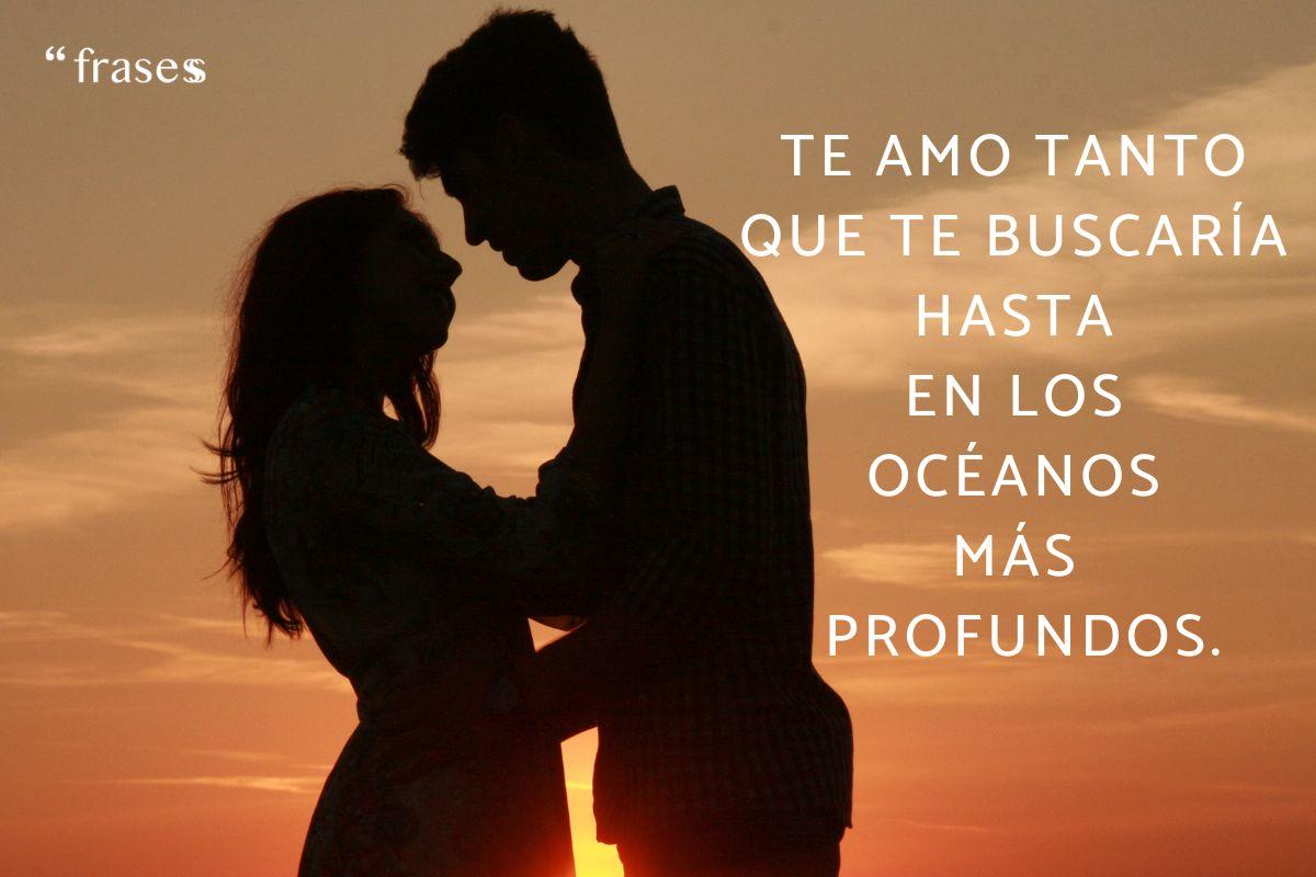 Frases para decir "te quiero" originales