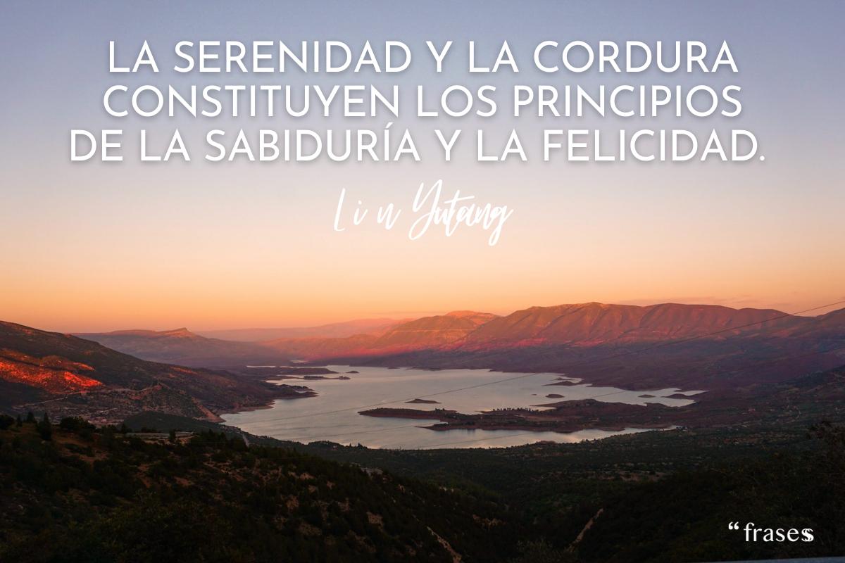 Frases de tranquilidad