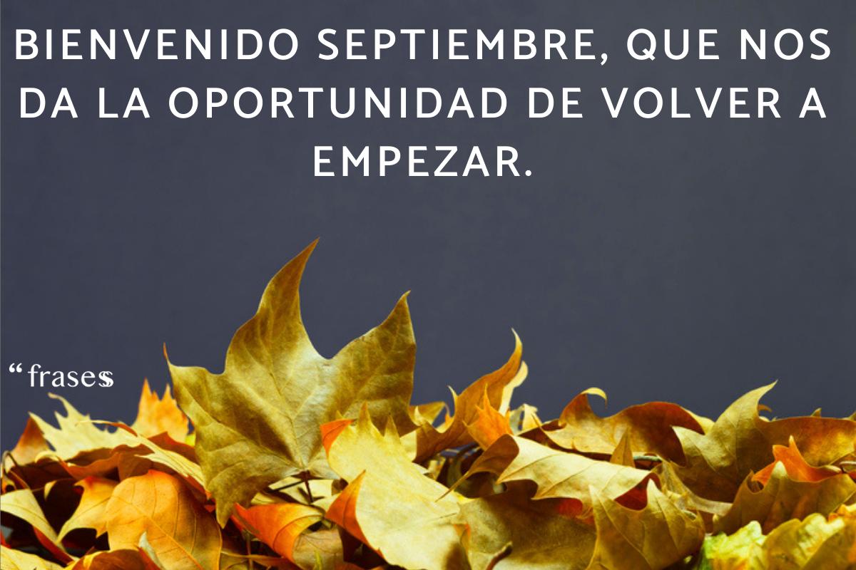 Frases de septiembre