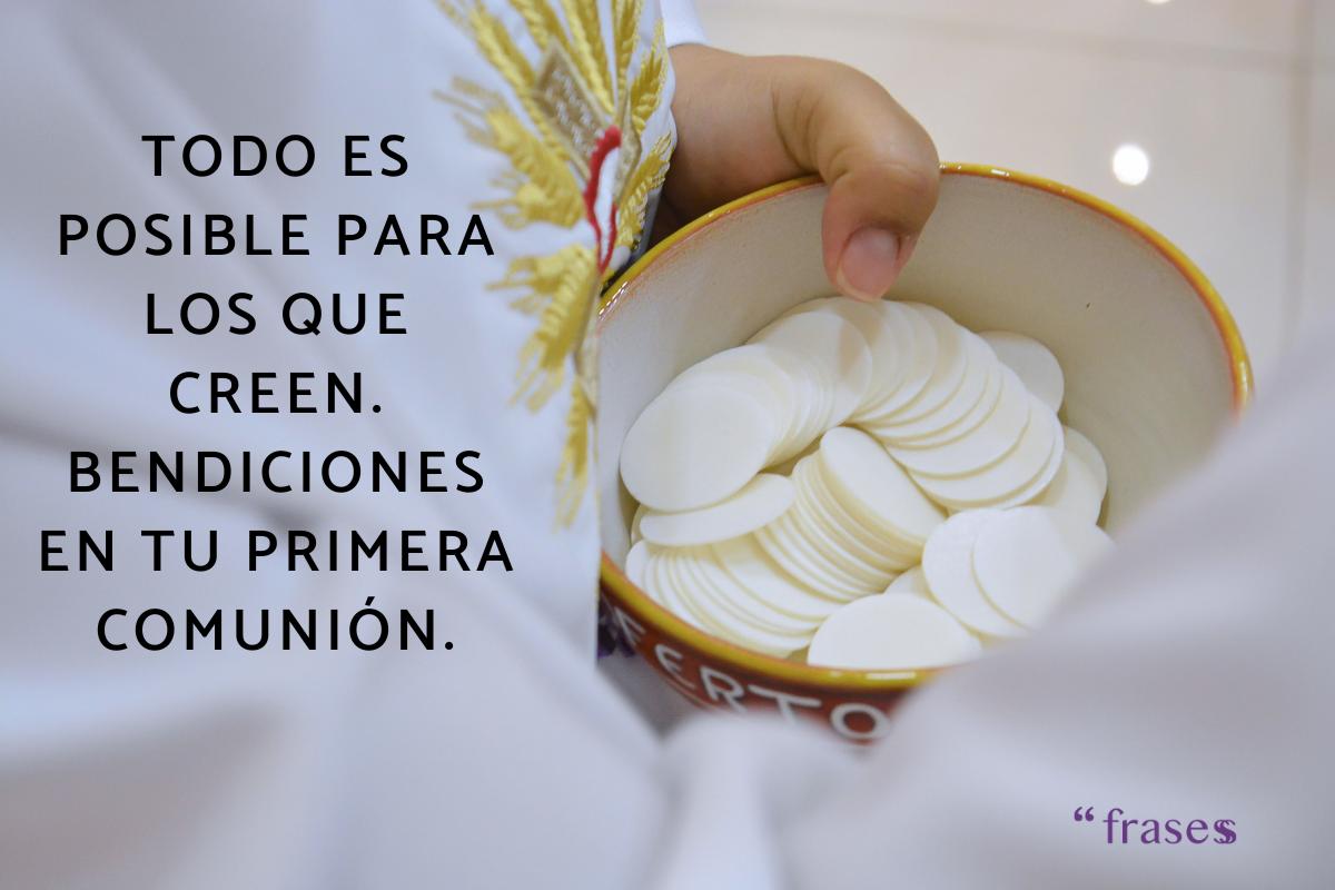 + 50 FELICITACIONES de COMUNIÓN ¡Para compartir!