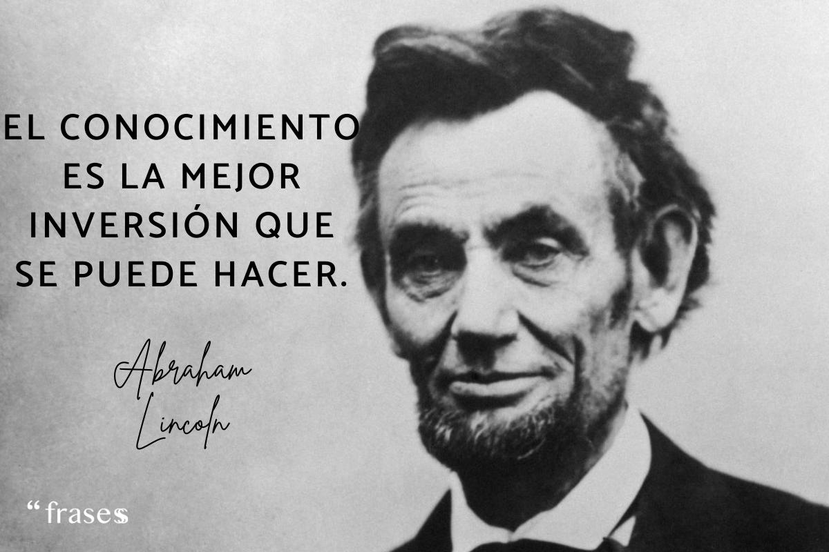 Frases célebres de Abraham Lincoln