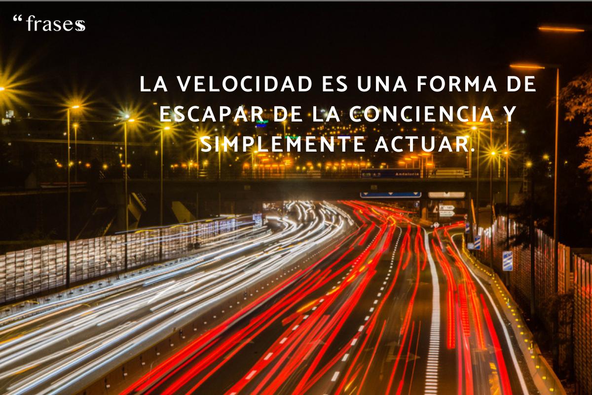 Frases sobre la velocidad