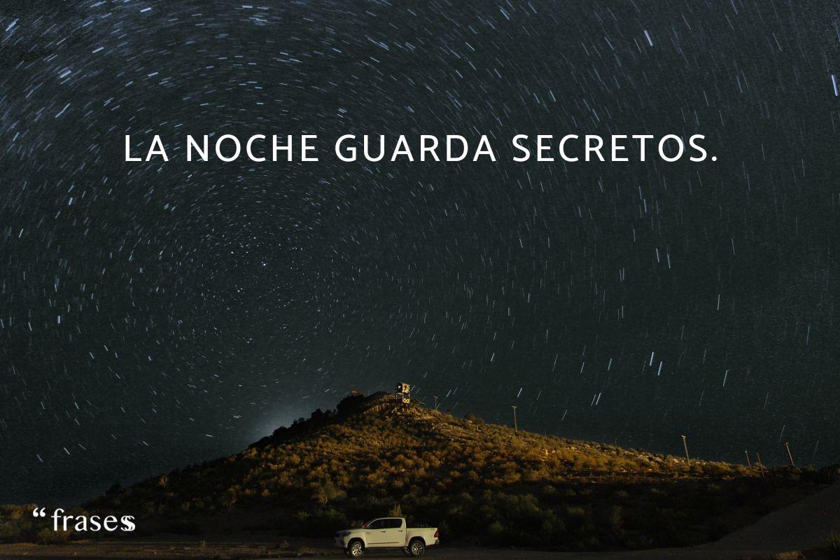 Frases sobre la noche para reflexionar