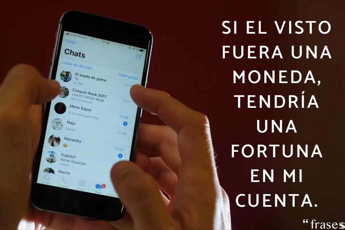 + 50 frases para cuanto te dejan en visto ¡Inolvidables!