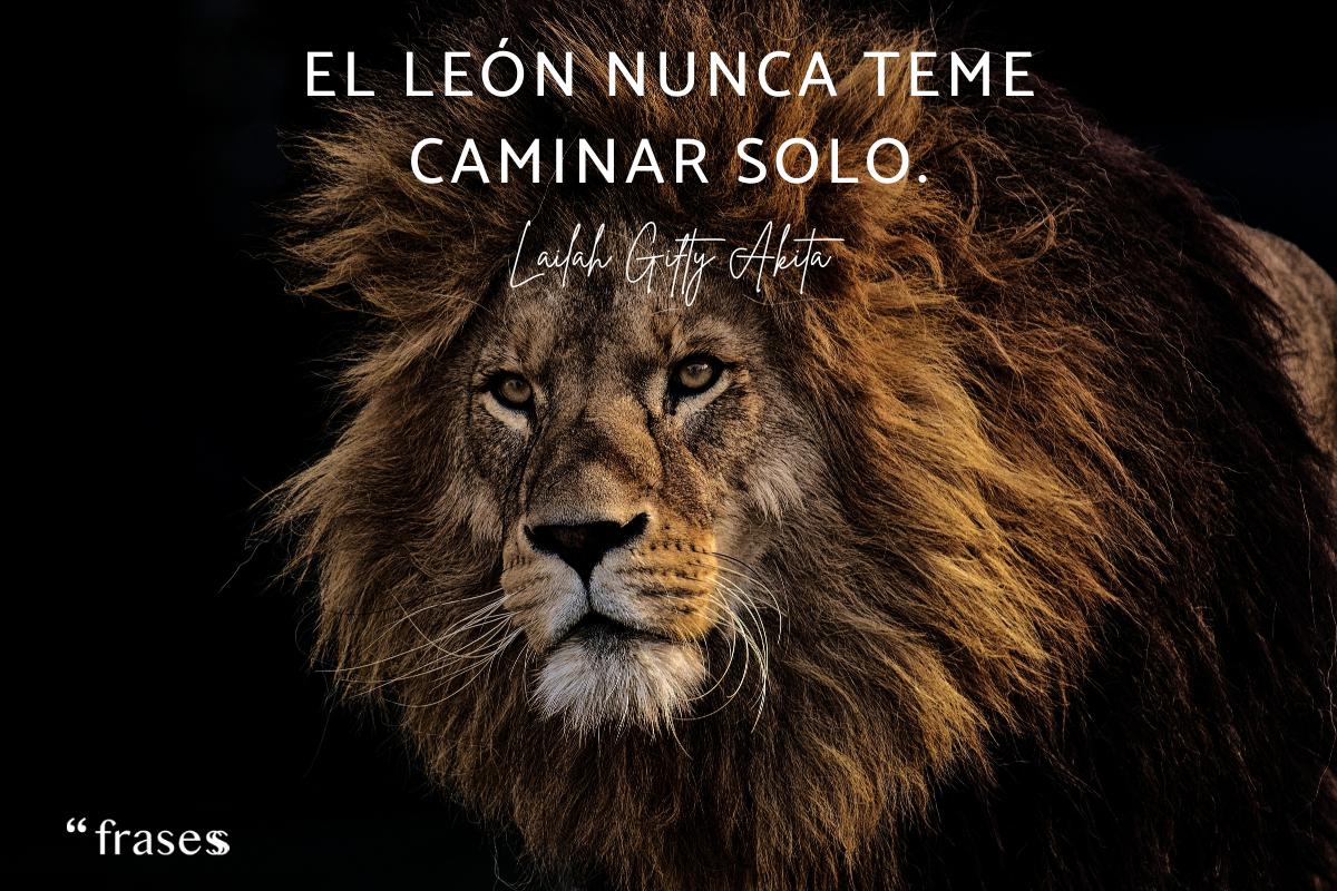 Frases de leones