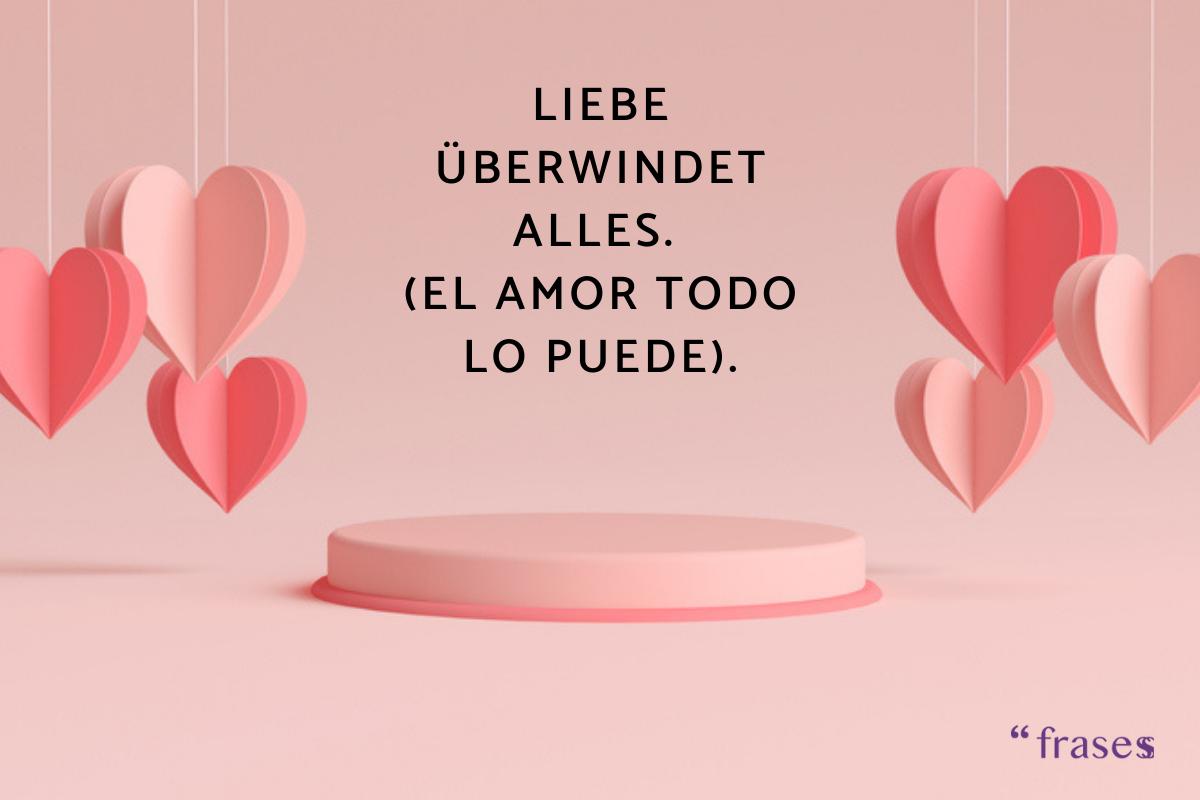Frases de amor en alemán