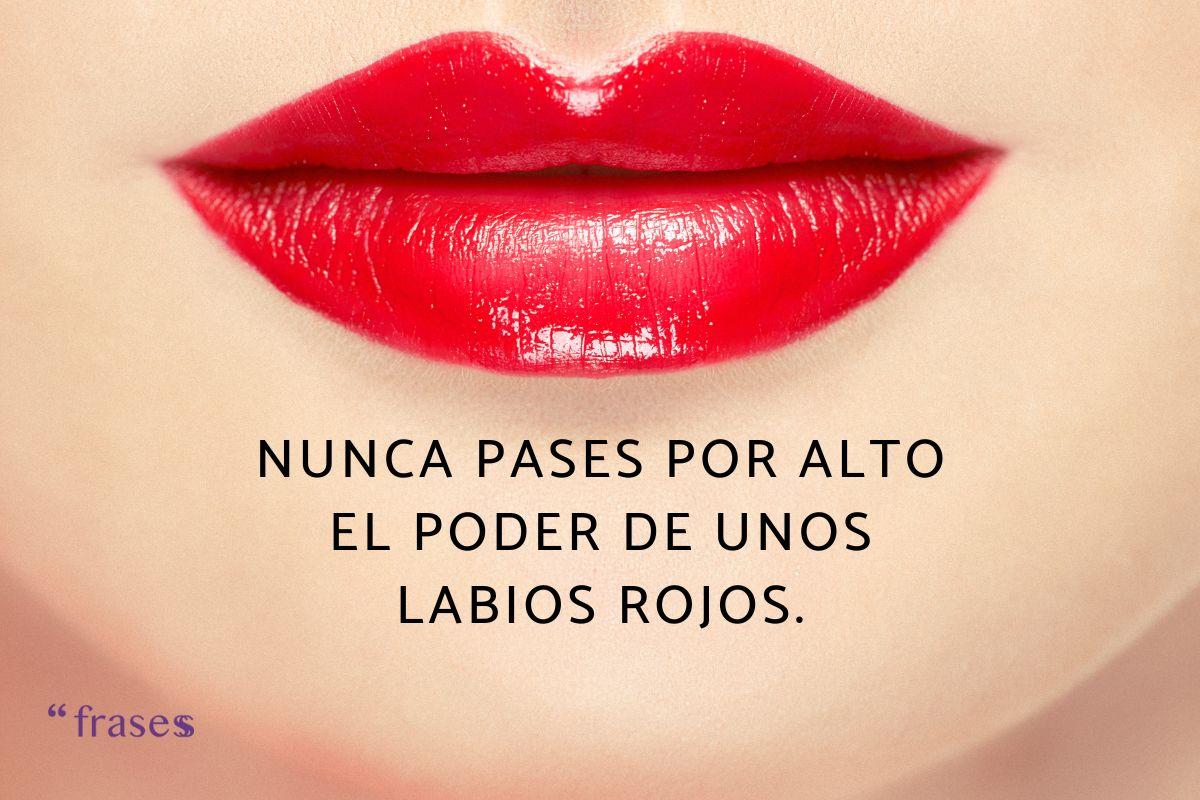Frases de labios para enamorar