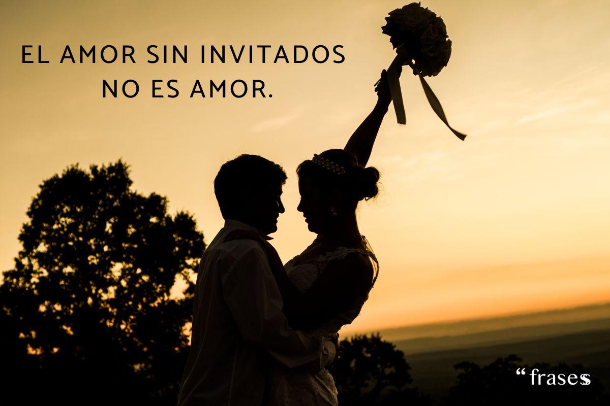 Frases originales para invitaciones de boda