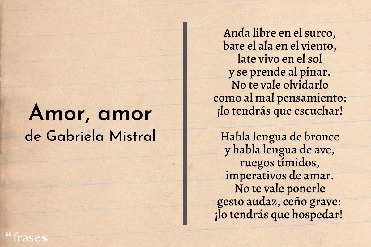 Poemas De Gabriela Mistral Cortos Y Para Ni Os